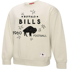 Buffalo Bills Women's Plus Size Shooting Star Sweatshirt Cream - Mitchell & Ness