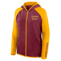 Washington Commanders Women's Plus Size End Around Pass Full-Zip Hoodie Burgundy - Fanatics