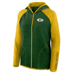 Green Bay Packers Women's Plus Size End Around Pass Full-Zip Hoodie Green - Fanatics