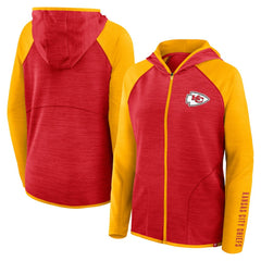 Kansas City Chiefs Women's Plus Size End Around Pass Full-Zip Hoodie Red - Fanatics