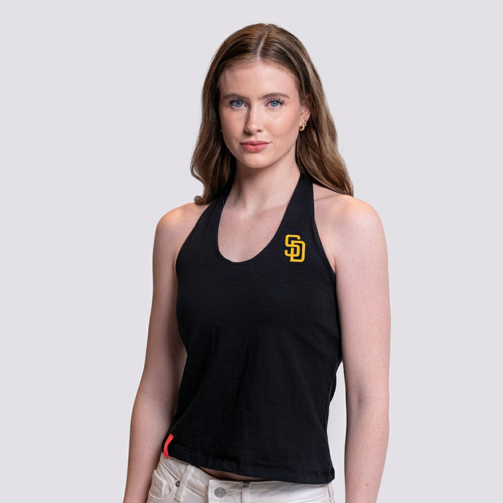 San Diego Padres Lusso Women's Noelle V-Neck Tank Top discount