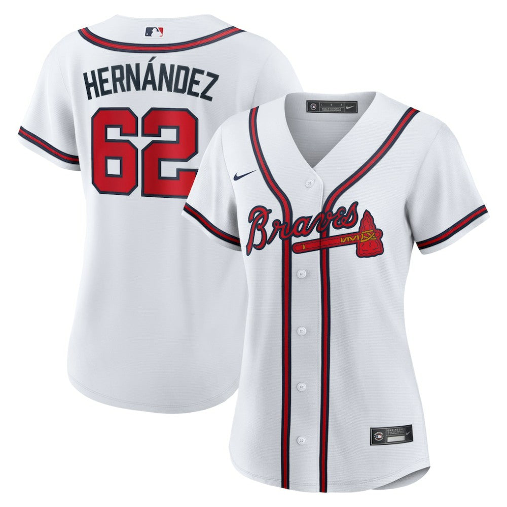 Daysbel Hernandez Atlanta Braves Nike Women's Home Replica Jersey Lifestyle