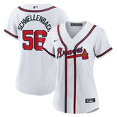 Spencer Schwellenbach Atlanta Braves Nike Women's Home Replica Jersey Sale