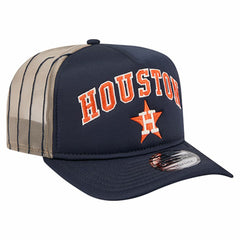 Houston Astros New Era Vintage Arched Foam Front 9FIFTY A-Frame Adjustable Trucker Hat Sale