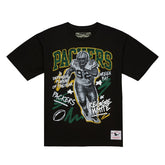 Reggie White Green Bay Packers Chalked Up Player Graphic T-Shirt Black - Mitchell & Ness