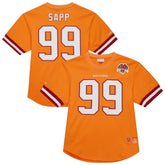 Warren Sapp Tampa Bay Buccaneers Retired Player Name & Number Mesh Top Orange - Mitchell & Ness