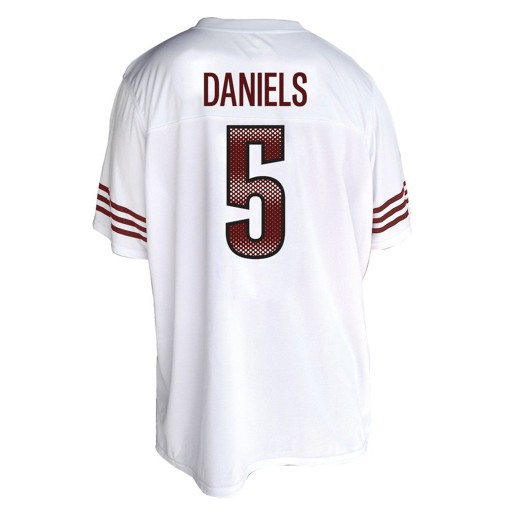 Jayden Daniels Washington Commanders Women's Plus Size Fashion Jersey - White discount | NFL Jerseys