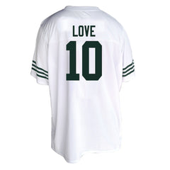 Jordan Love Green Bay Packers Women's Plus Size Fashion Jersey White - Fanatics