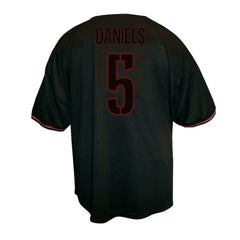 Jayden Daniels Washington Commanders Big & Tall Baseball Button-Up Shirt Black - Fanatics