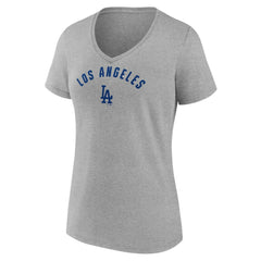 Los Angeles Dodgers Fanatics Women's V-Neck T-Shirt for sale