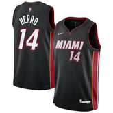 Nike - Tyler Herro Miami Heat Youth Swingman Jersey - Icon Edition - Black