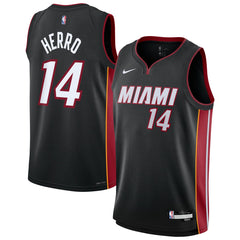 Nike - Tyler Herro Miami Heat Youth Swingman Jersey - Icon Edition - Black