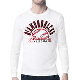 Arizona Diamondbacks Starter Half Ball Team Graphic Long Sleeve T-Shirt On Sale