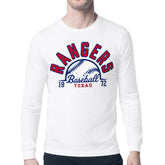 Texas Rangers Starter Half Ball Team Graphic Long Sleeve T-Shirt On Sale
