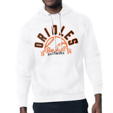 Baltimore Orioles Starter Half Ball Team Graphic Pullover Hoodie On Sale