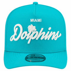 Miami Dolphins New Era Local Play A-Frame 9FIFTY Snapback Hat Aqua - NFL