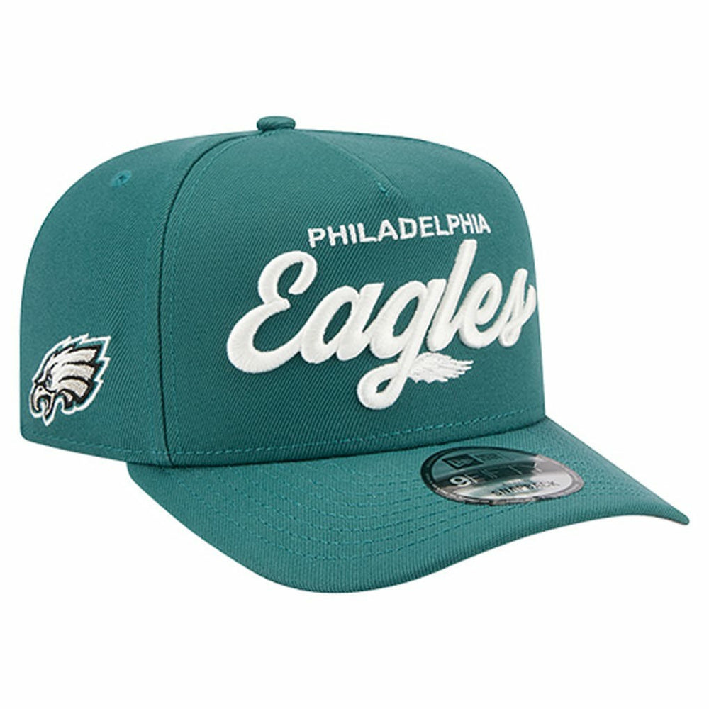 Philadelphia Eagles New Era Local Play A-Frame 9FIFTY Snapback Hat Midnight Green - NFL