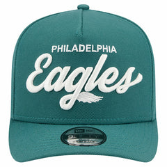 Philadelphia Eagles New Era Local Play A-Frame 9FIFTY Snapback Hat Midnight Green - NFL