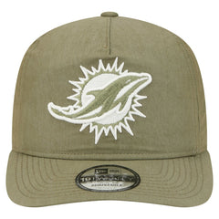 Miami Dolphins New Era Nylon 19TWENTY Adjustable Hat Olive - NFL