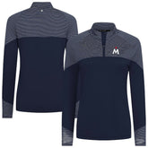 Minnesota Twins Levelwear Women's Classic Stripes Insignia 2.0 Raglan Quarter-Zip Top discount