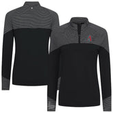 Arizona Diamondbacks Levelwear Women's Classic Stripes Insignia 2.0 Raglan Quarter-Zip Top Clearance