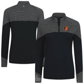 Baltimore Orioles Levelwear Women's Classic Stripes Insignia 2.0 Raglan Quarter-Zip Top On Sale