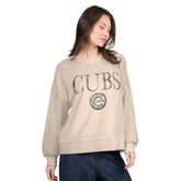 Chicago Cubs G-III 4Her by Carl Banks Women's Oversized Vet II Sweatshirt Sale