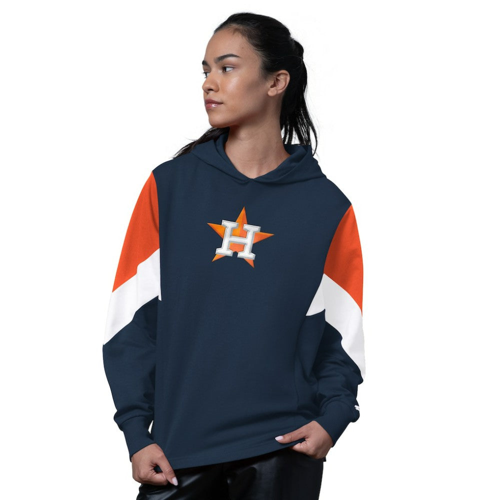 Houston Astros Starter Women's Scrimmage Pullover Hoodie On Sale