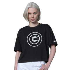 Chicago Cubs Starter Women's Holy Grail Boxy Cropped T-Shirt Near Me