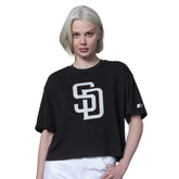 San Diego Padres Starter Women's Holy Grail Boxy Cropped T-Shirt On Sale