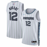 Nike - Ja Morant Memphis Grizzlies Unisex 2025/26 Swingman Jersey - White - City Edition