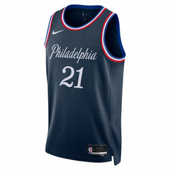 Nike - Joel Embiid Philadelphia 76ers Unisex 2025/26 Swingman Jersey - Navy - City Edition