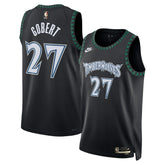 Nike - Rudy Gobert Minnesota Timberwolves Unisex Swingman Jersey - Classic Edition - Black