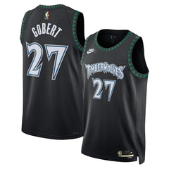 Nike - Rudy Gobert Minnesota Timberwolves Unisex Swingman Jersey - Classic Edition - Black