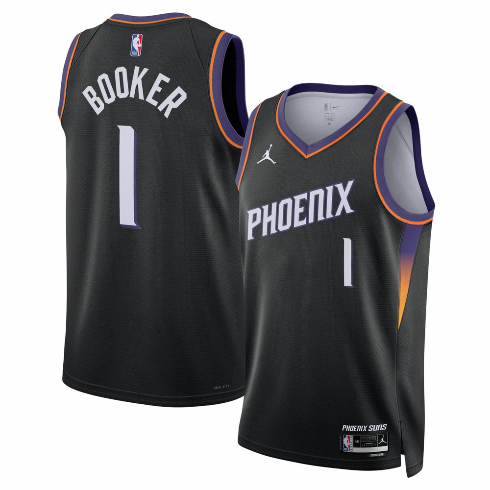 NBA - Devin Booker Phoenix Suns Jordan Brand Unisex Swingman Jersey - Statement Edition - Black