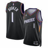NBA - Devin Booker Phoenix Suns Jordan Brand Unisex Swingman Jersey - Statement Edition - Black