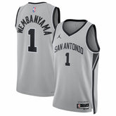 NBA - Victor Wembanyama San Antonio Spurs Jordan Brand Unisex Swingman Jersey - Statement Edition - Silver