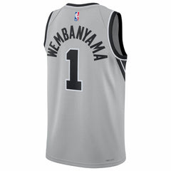 NBA - Victor Wembanyama San Antonio Spurs Jordan Brand Unisex Swingman Jersey - Statement Edition - Silver