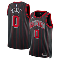 NBA - Coby White Chicago Bulls Jordan Brand Unisex Swingman Jersey - Statement Editi- Black