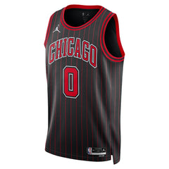NBA - Coby White Chicago Bulls Jordan Brand Unisex Swingman Jersey - Statement Editi- Black