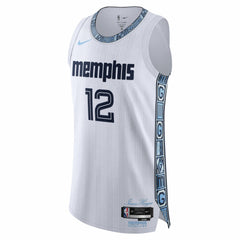 Nike - Ja Morant Memphis Grizzlies Unisex 2025/26 Authentic Jersey - City Edition - White