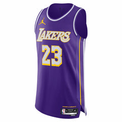 NBA - LeBron James Los Angeles Lakers Jordan Brand Unisex 2025/26 Authentic Jersey - Statement Edition - Purple