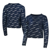 Dallas Cowboys Lauren James Foil Long Sleeve T-Shirt Navy - NFL