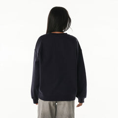 Dallas Cowboys The Wild Collective Women's Rock Crystal Oversized Crewneck Sweatshirt Navy - NFL