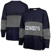 Dallas Cowboys '47 Women's Breezyway Archive Long Sleeve T-Shirt Navy - 47 brand