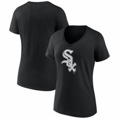 Chicago White Sox Women's Logo V-Neck T-Shirt On Sale