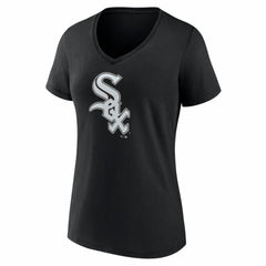 Chicago White Sox Women's Logo V-Neck T-Shirt On Sale