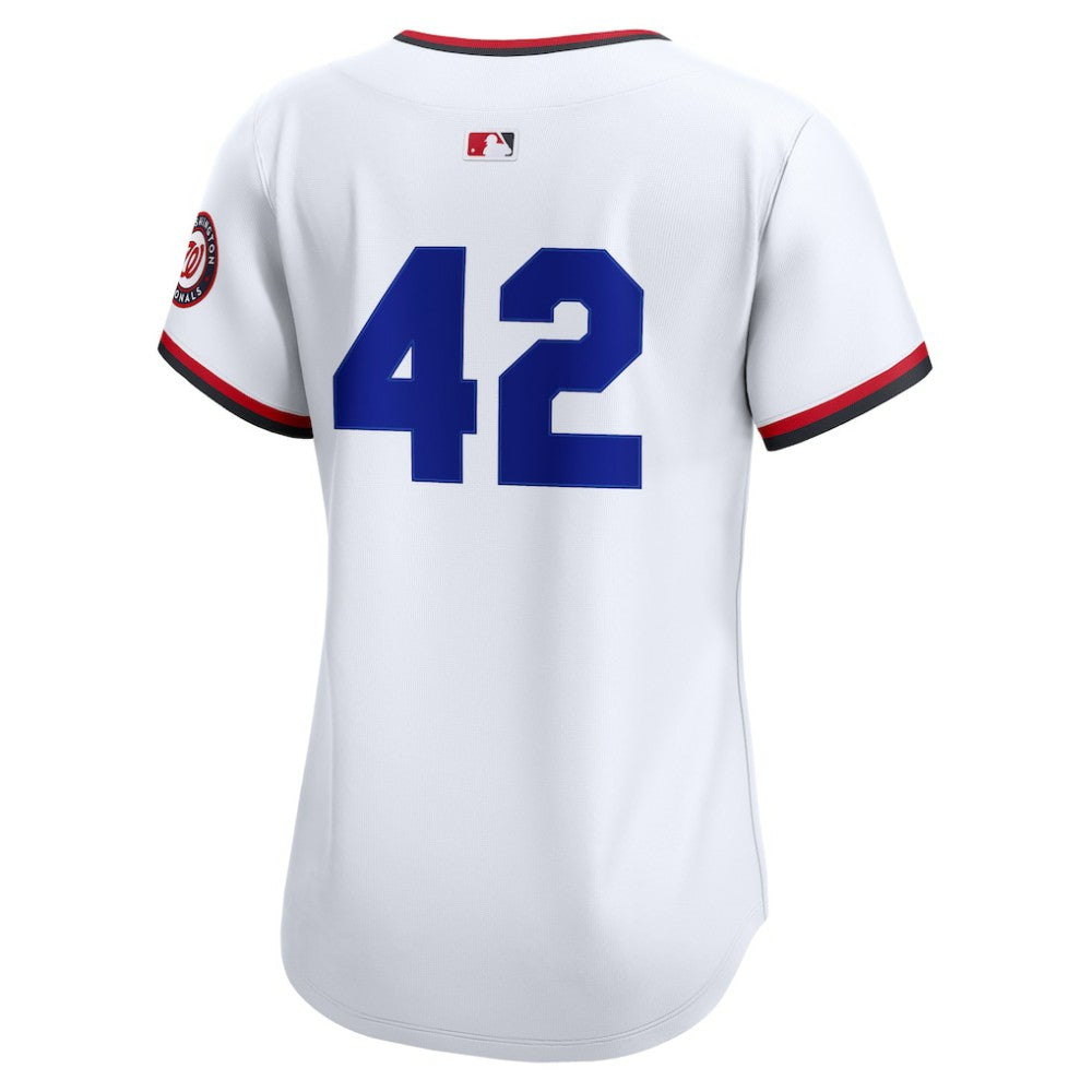 Washington Nationals Nike Home 2025 Jackie Robinson Day Limited Jersey – White | MLB Jerseys