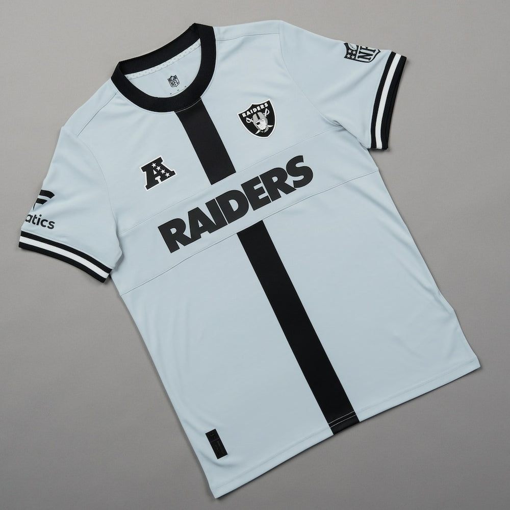 Las Vegas Raiders NFL Football x Football Fan Top Silver - Fanatics