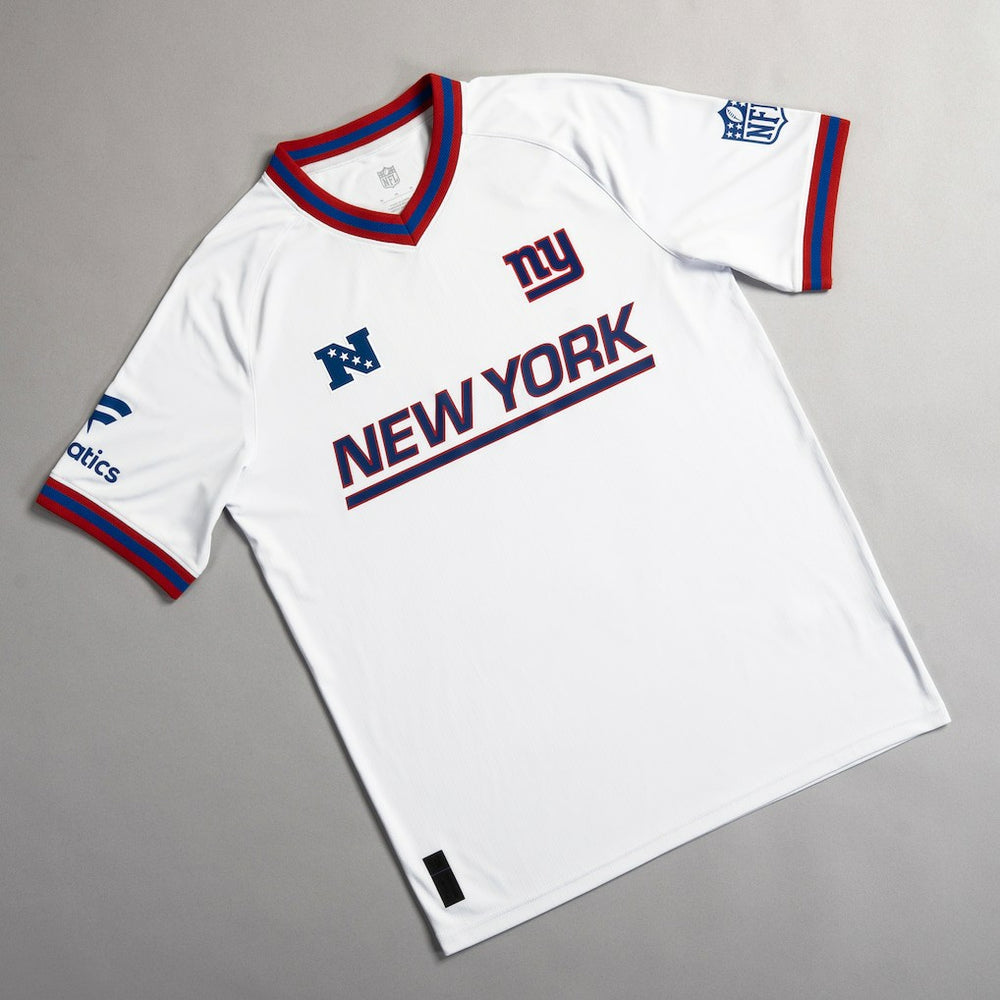New York Giants NFL Football x Football V-Neck Fan Top White - Fanatics